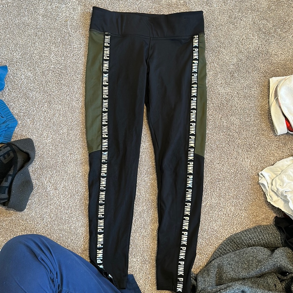 Victoria secret pink fleece lined leggings